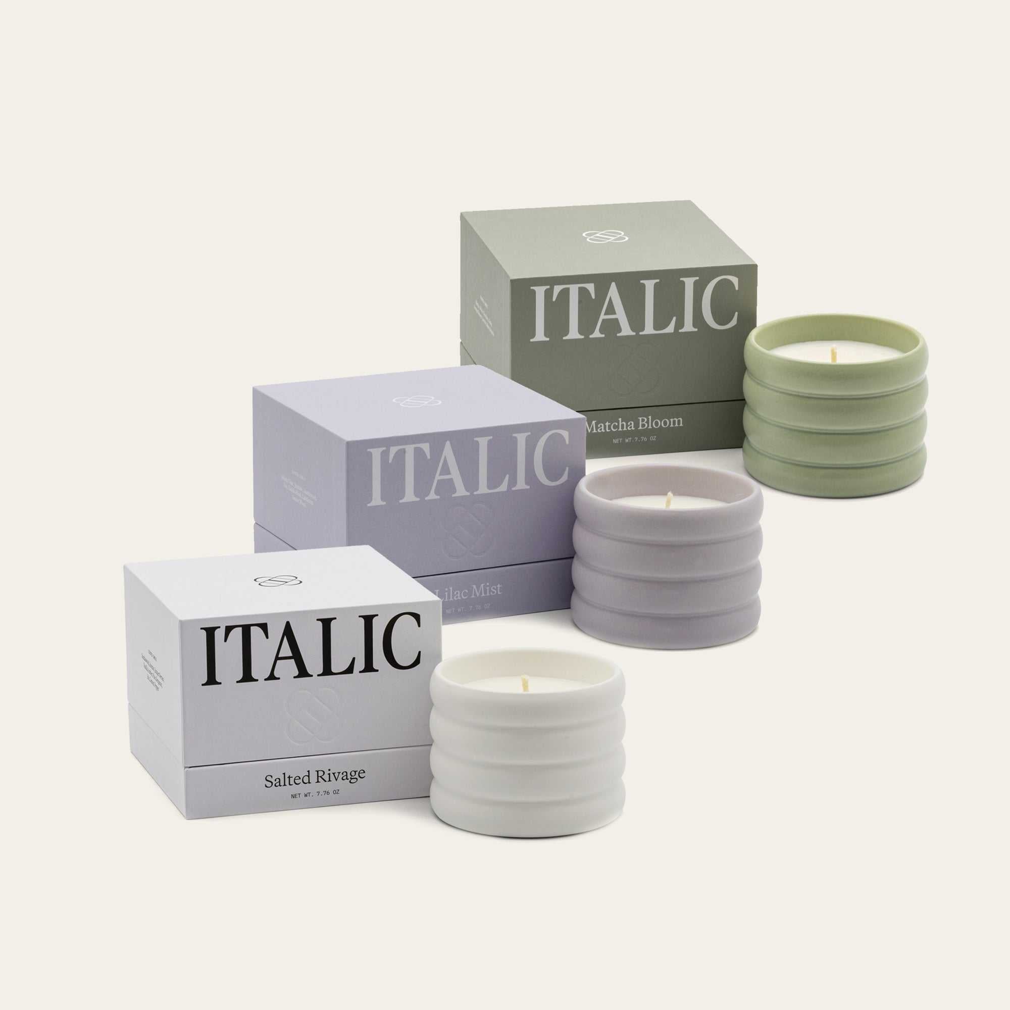 Ceramic Soy Scent Candle by Italic