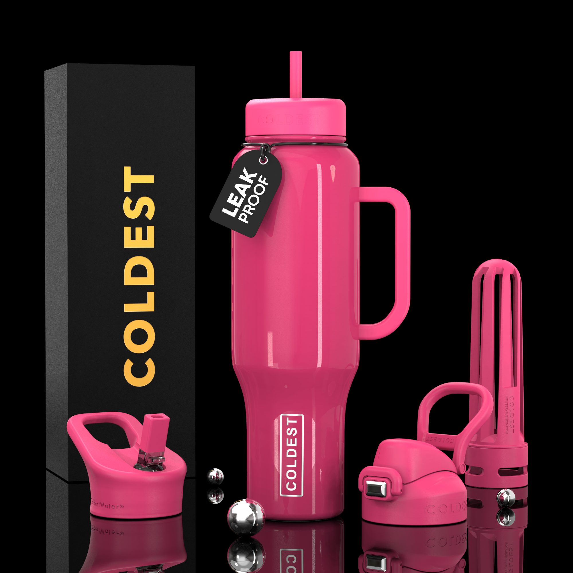 46oz Cold Water Bottle by Coldest
