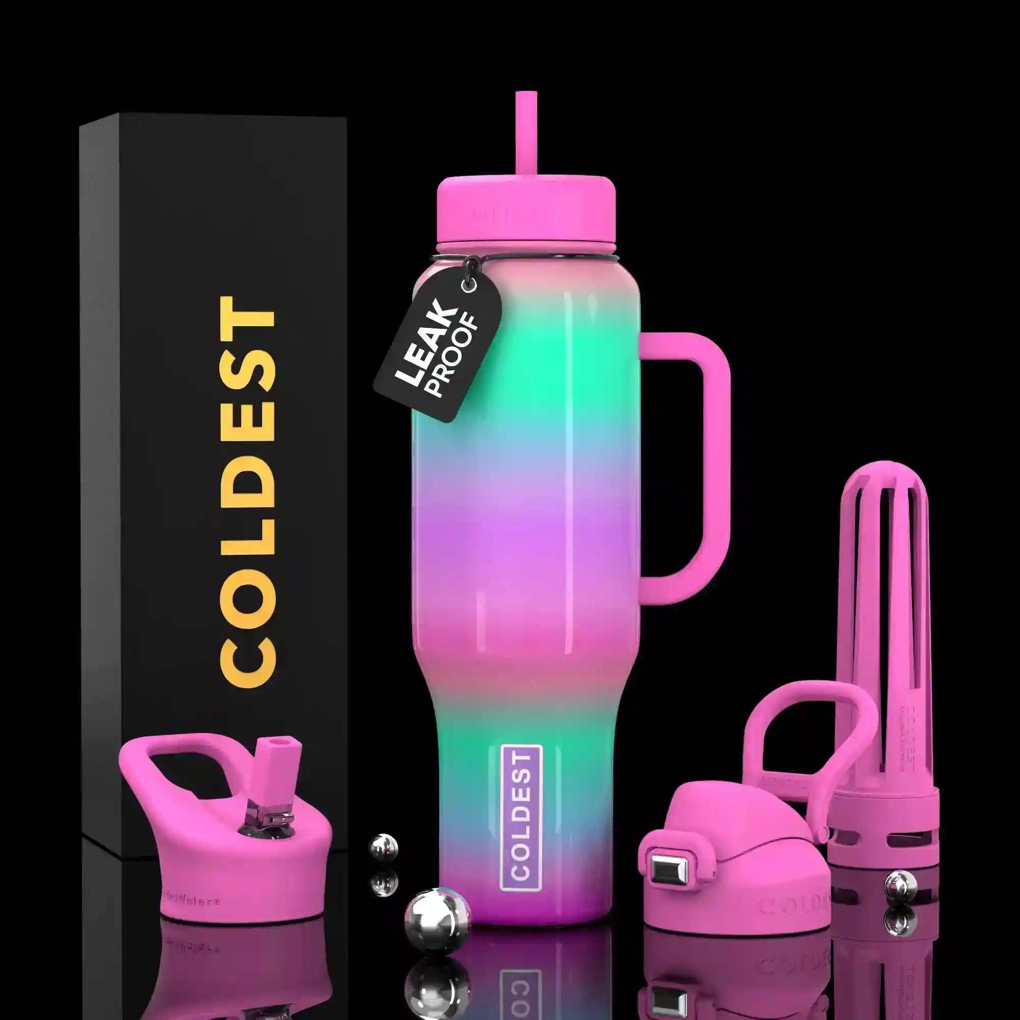 46oz Cold Water Bottle by Coldest