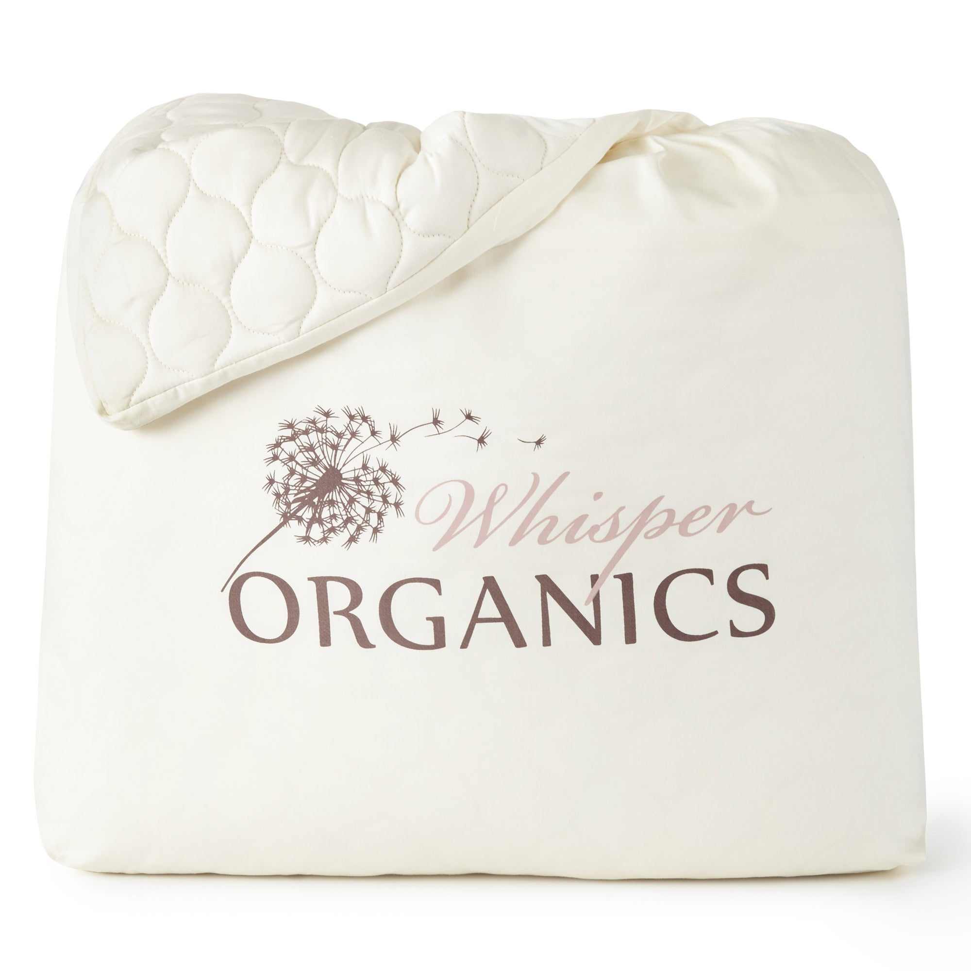 Organic Cotton Mattress Pad by Whisper Organics