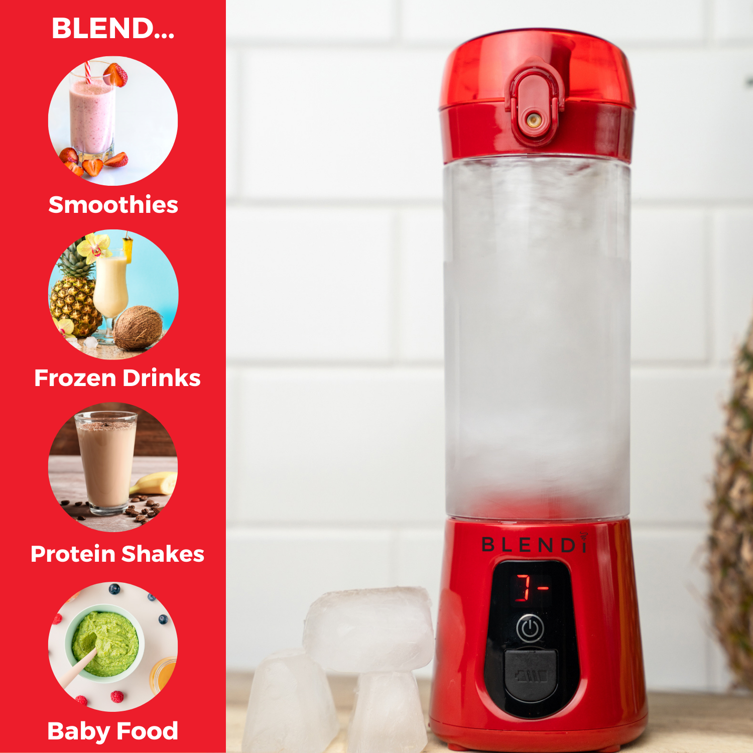 Ice Crushing Travel Blender by BLENDi