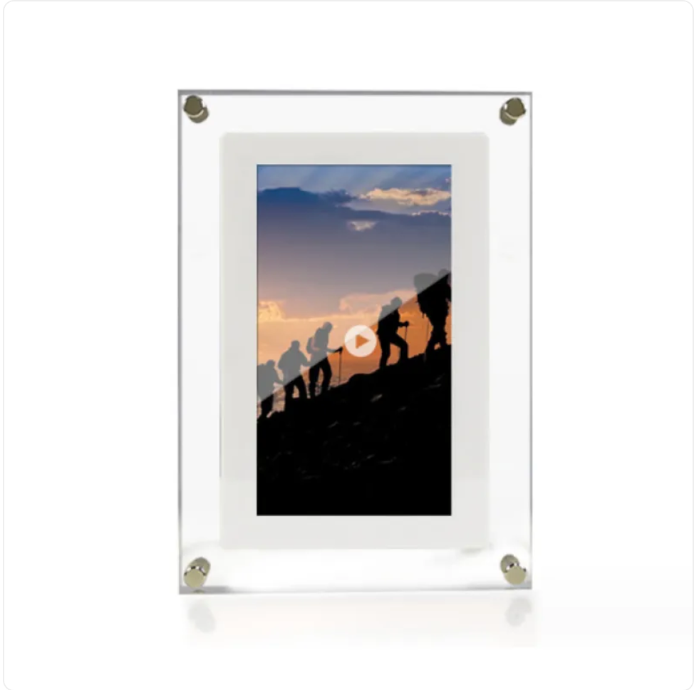Digital Photo Frame with Video Playback & 1GB Storage