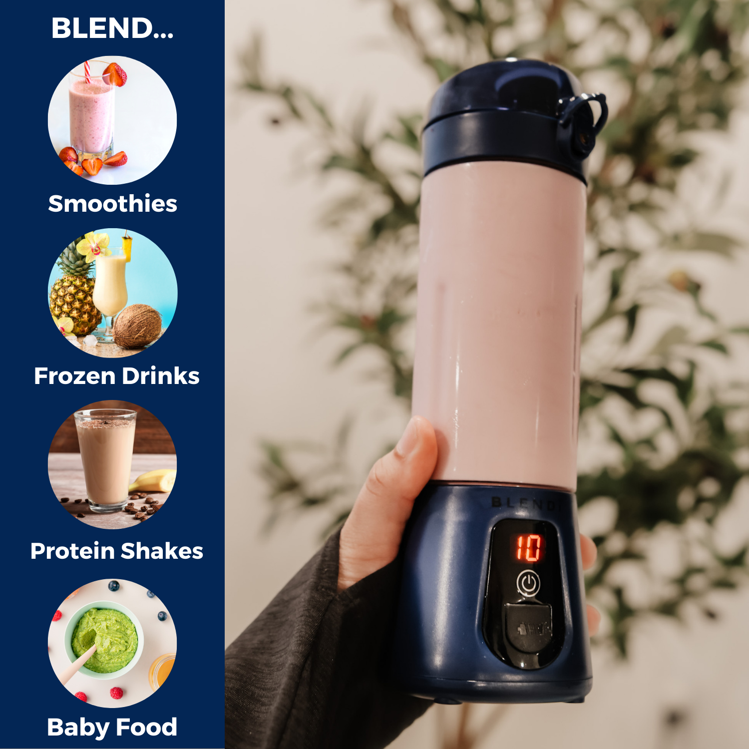 Ice Crushing Travel Blender by BLENDi