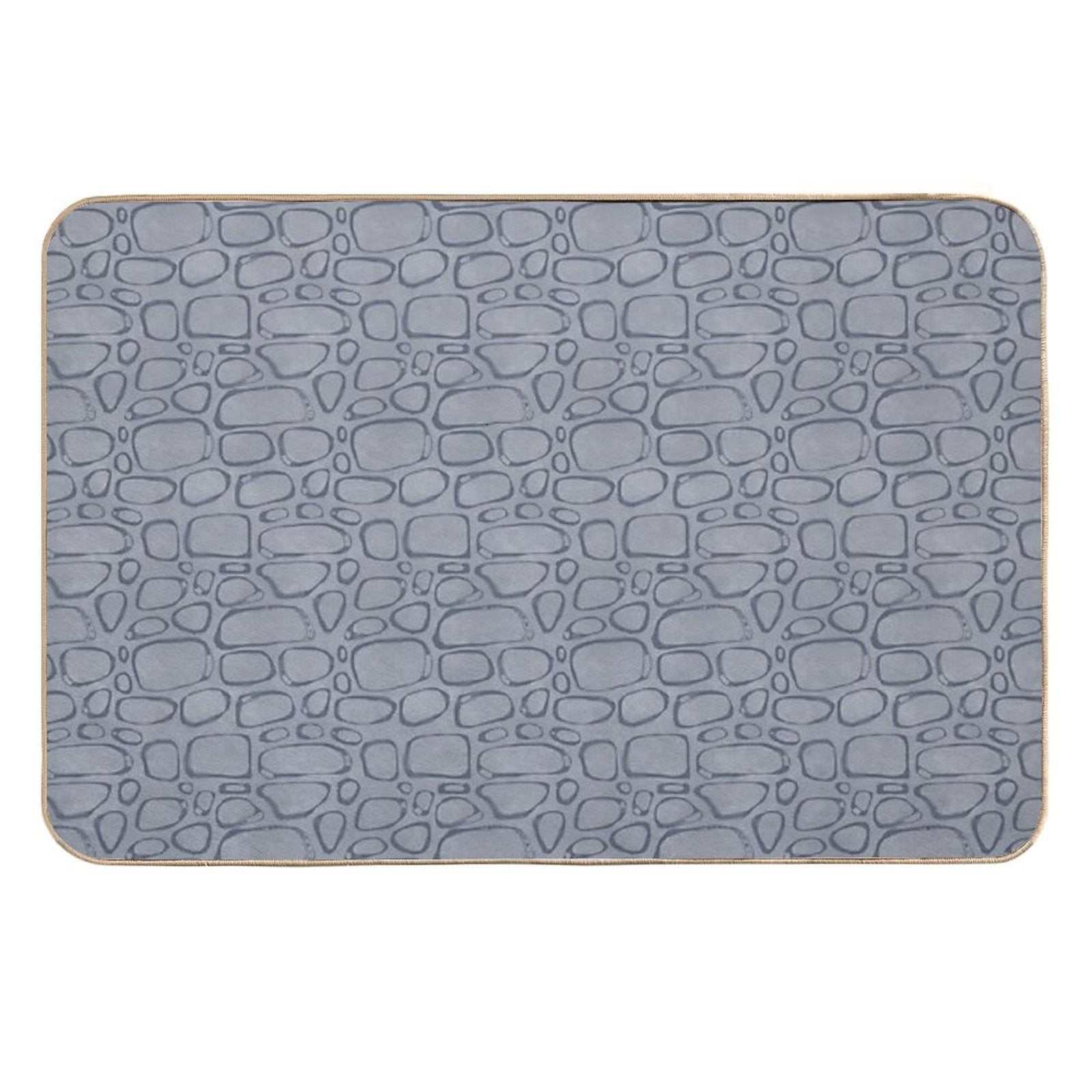 Stone Pattern Quick-Dry Mat by Agozxy