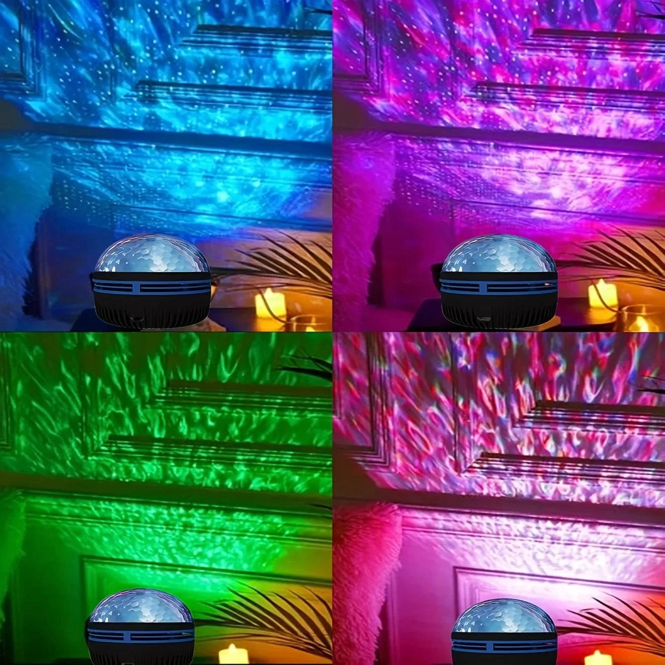 Galaxy Star Projector LED Ocean Wave Night Light by DropShop