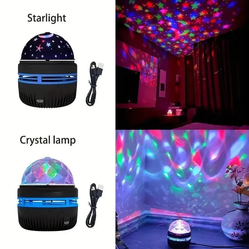 Galaxy Star Projector LED Ocean Wave Night Light by DropShop