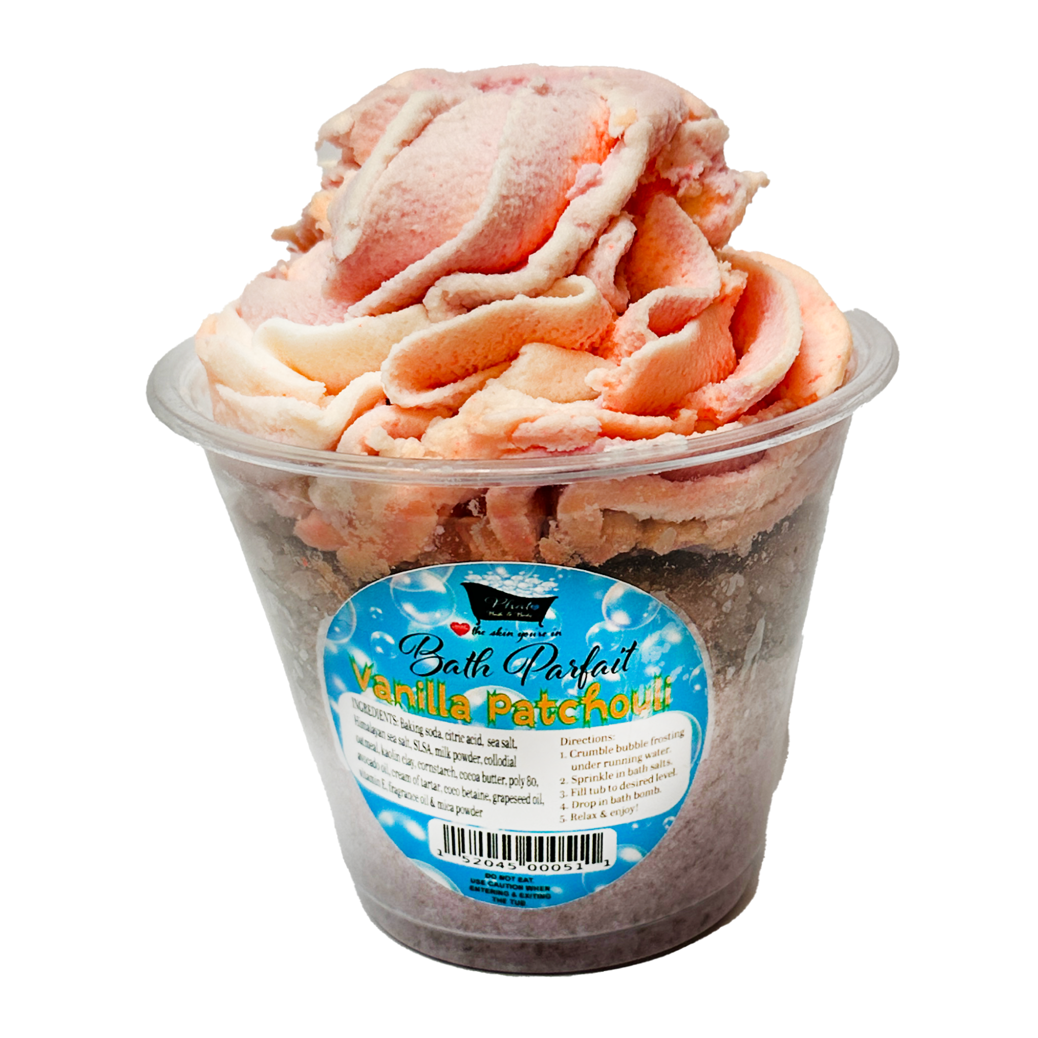 Bath Parfait Bubble Bomb 12oz Bath Salts & Frosting