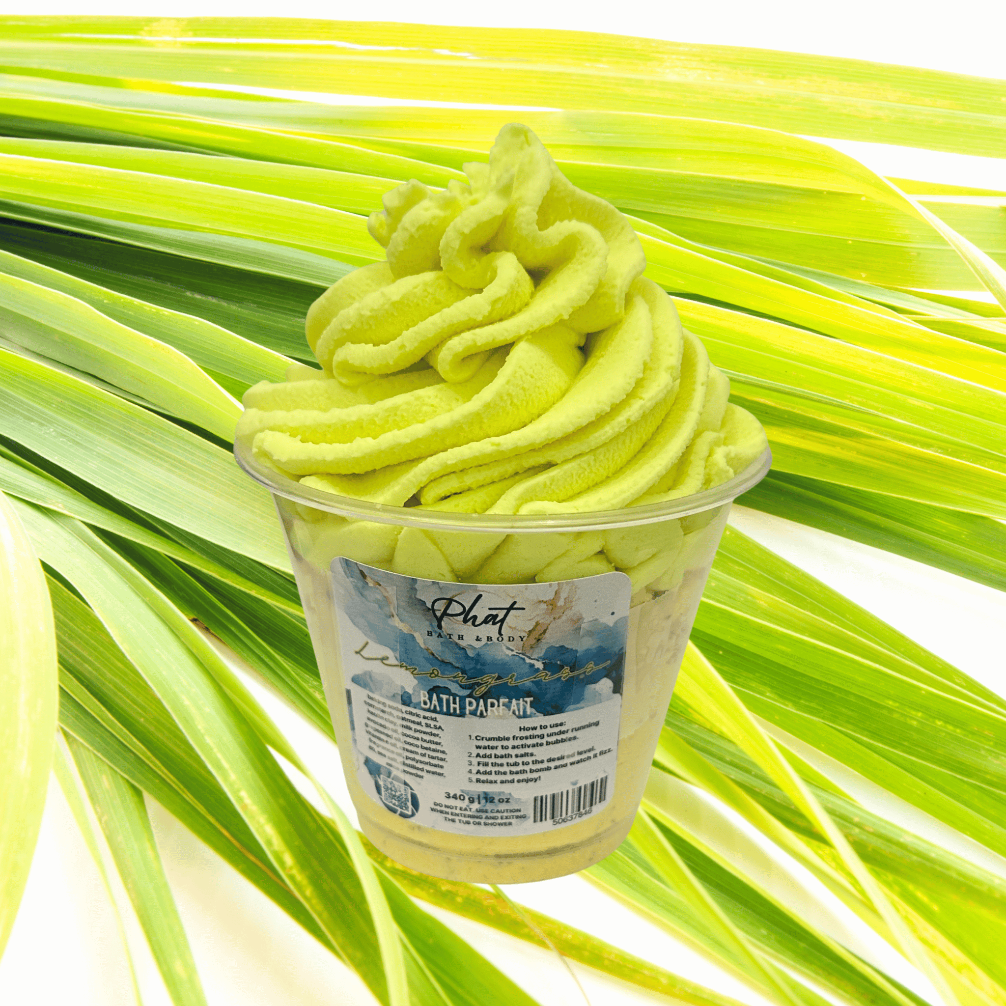 Bath Parfait Bubble Bomb 12oz Bath Salts & Frosting