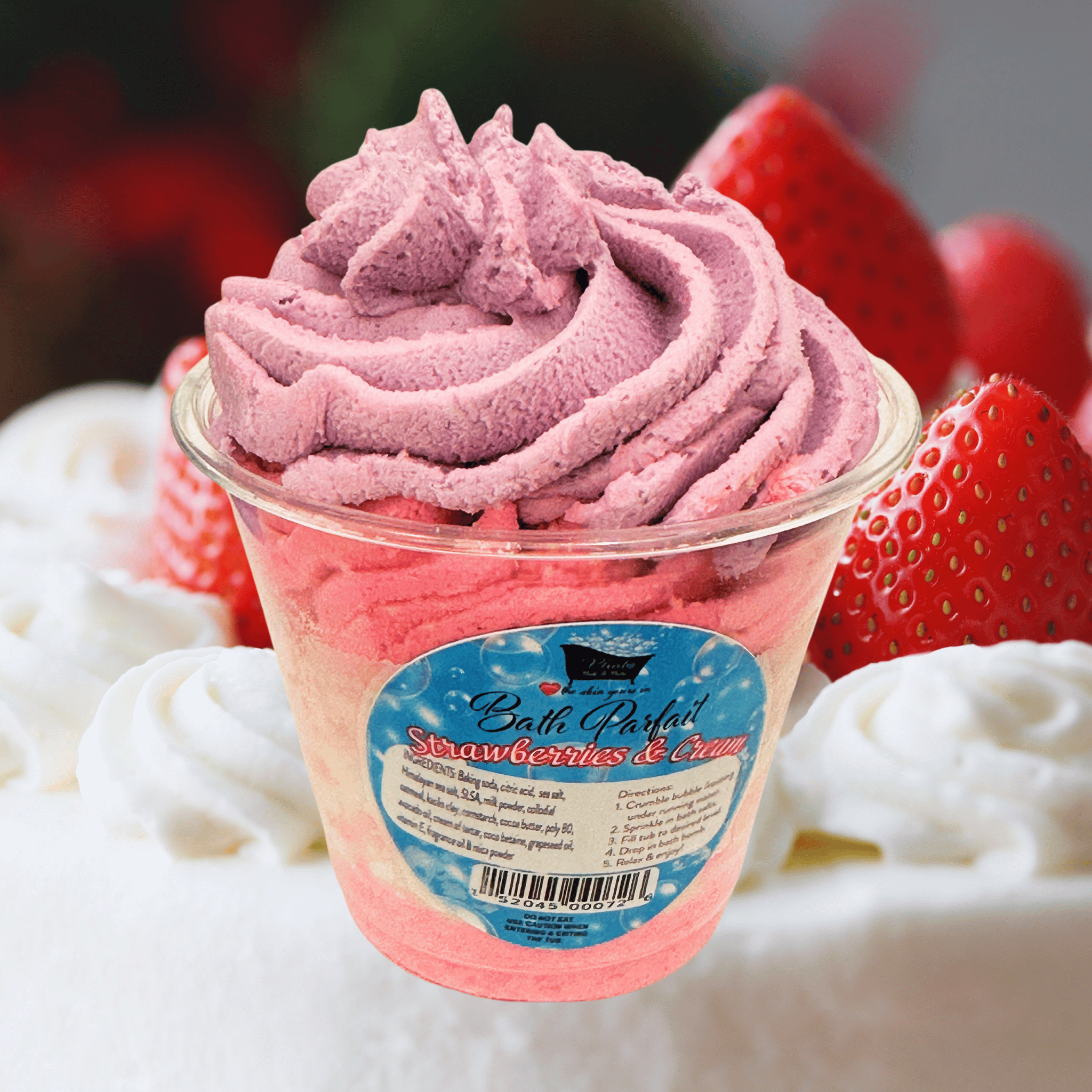 Bath Parfait Bubble Bomb 12oz Bath Salts & Frosting