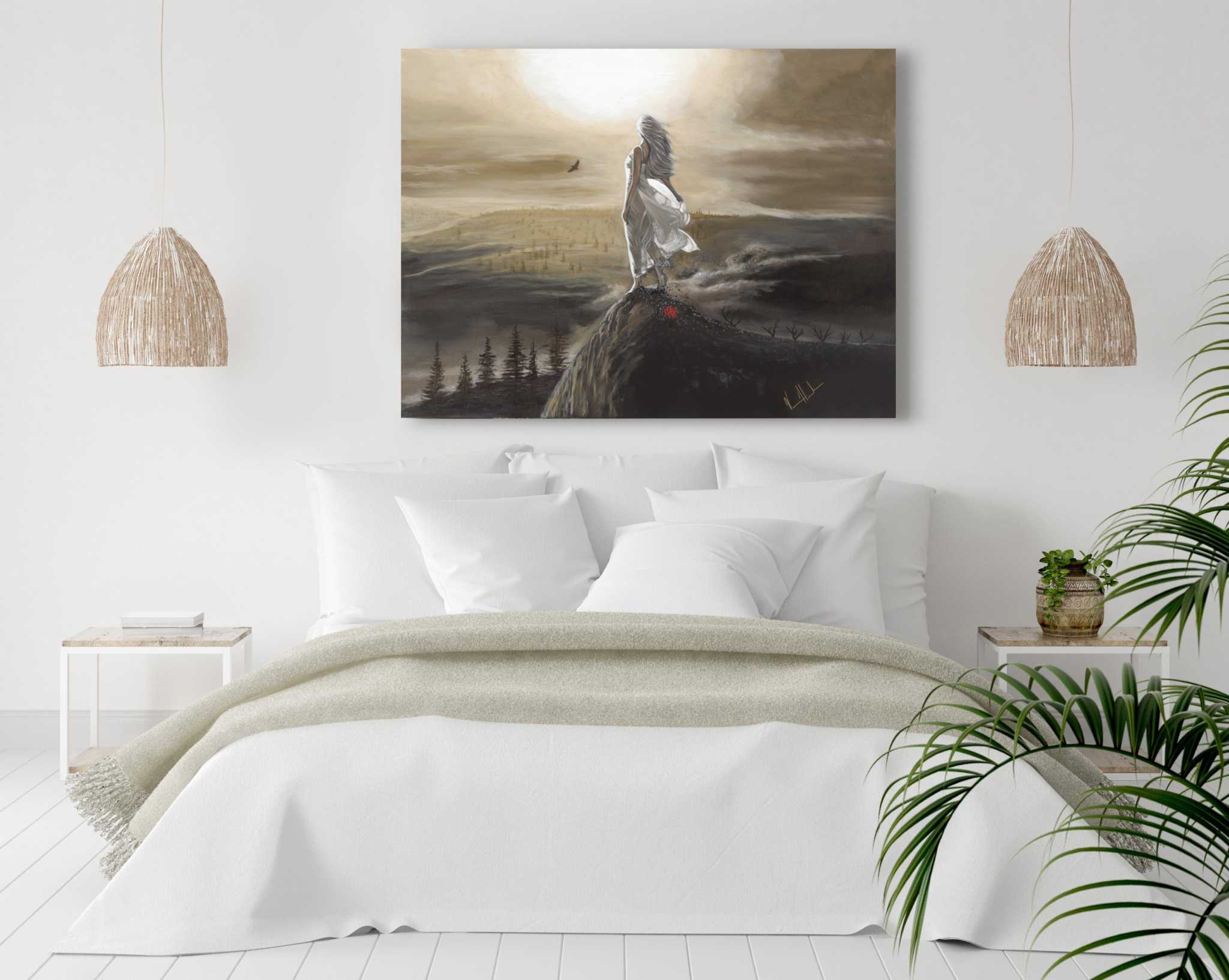 Beauty for Ashes Art Print by Vanessa Horabuena