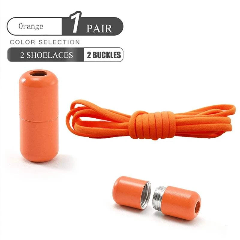 No Tie Shoelaces with Metal Lock for Sneakers by DropShop