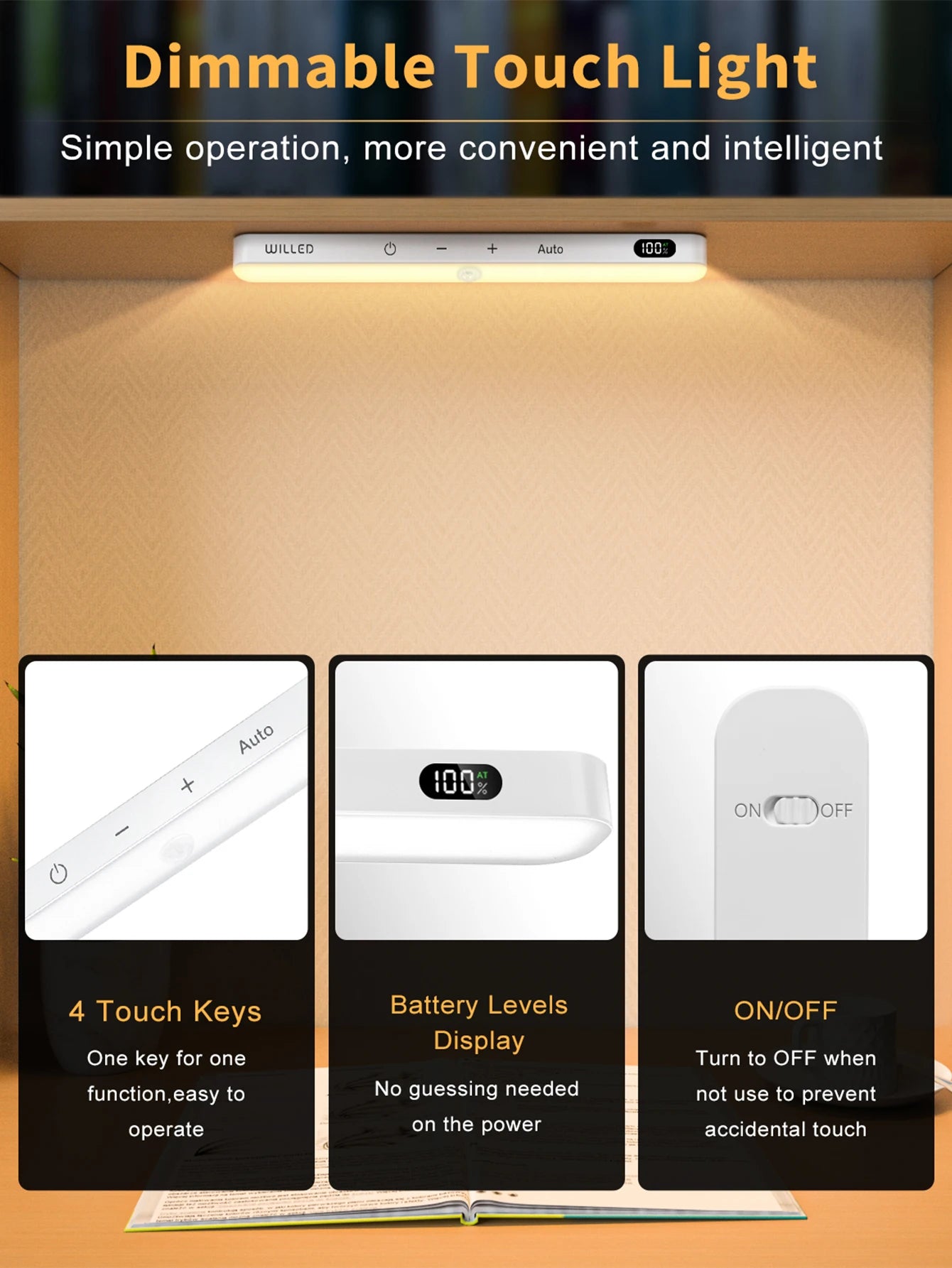 60 LED Motion Sensor Light Bar by DropShop