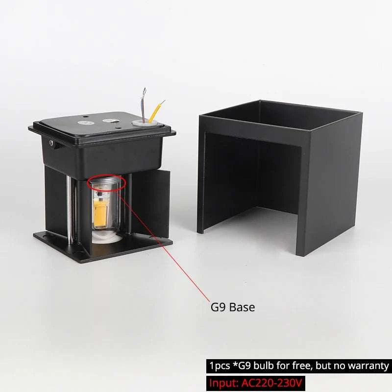 IP65 Aluminum G9 Wall Light by DropShop