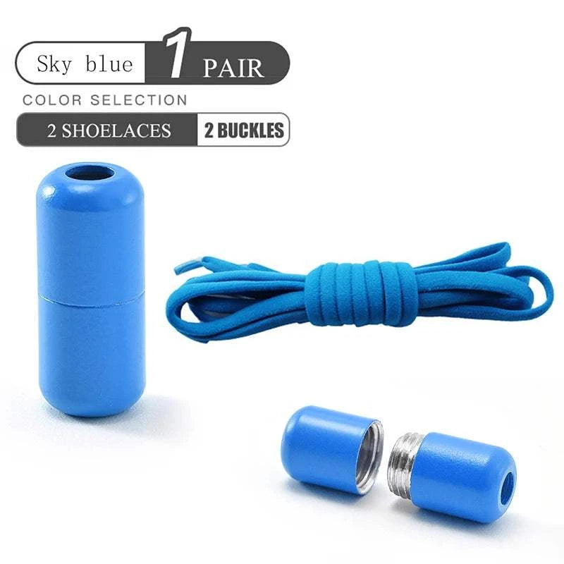 No Tie Shoelaces with Metal Lock for Sneakers by DropShop