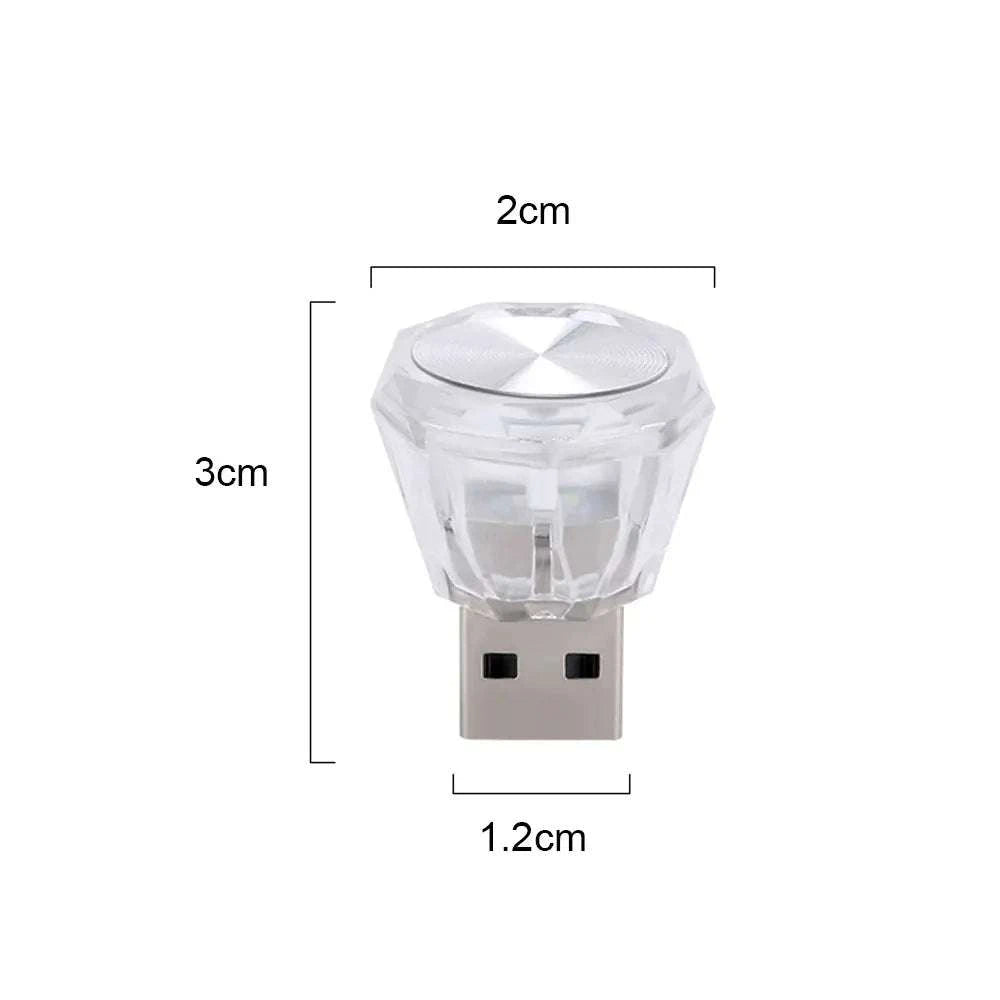 USB LED Night Light Mini Ambient Portable Lamp