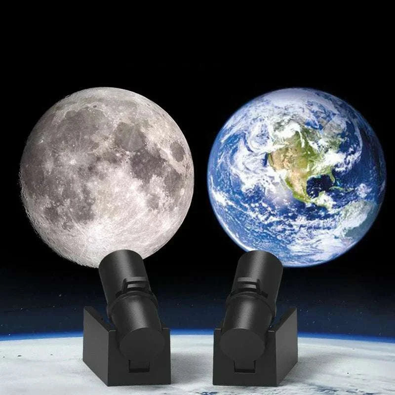 Moon Earth Projection Lamp Galaxy Ambient Night Light