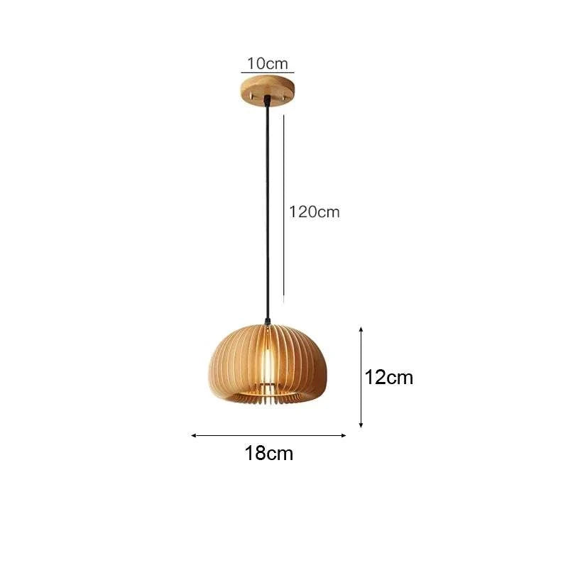 Bamboo Hanging Lamp Rattan Wicker Ceiling Pendant Light by DropShop