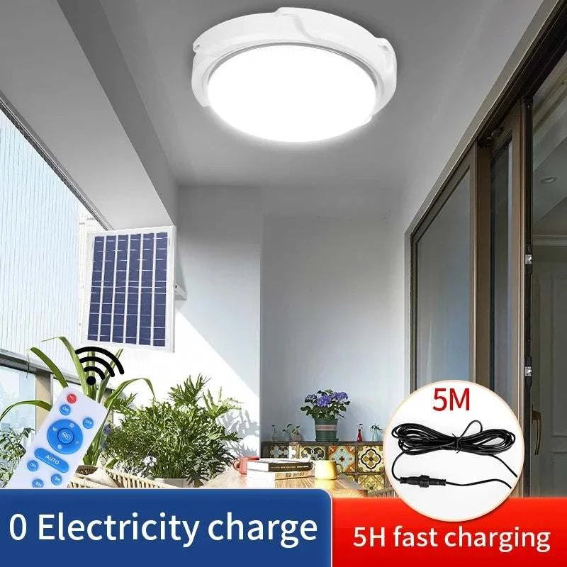 Solar Pendant Light Panel by DropShop