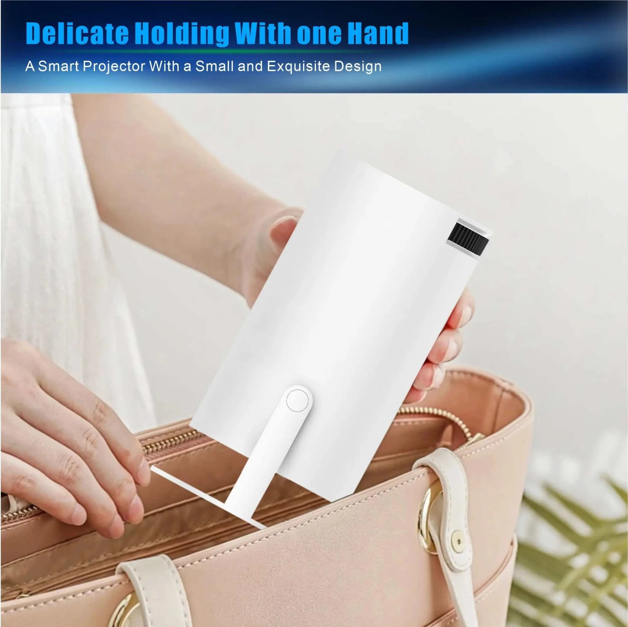 Portable 4K Smart Projector by DropShop