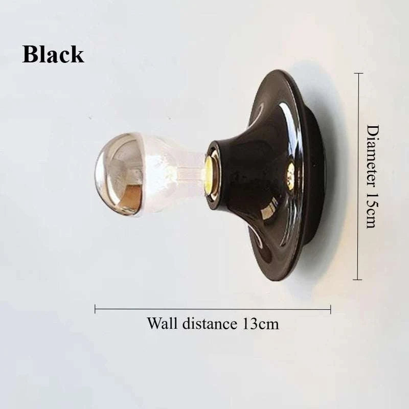 Iron Retro Wall Bedside Lamp by DropShop