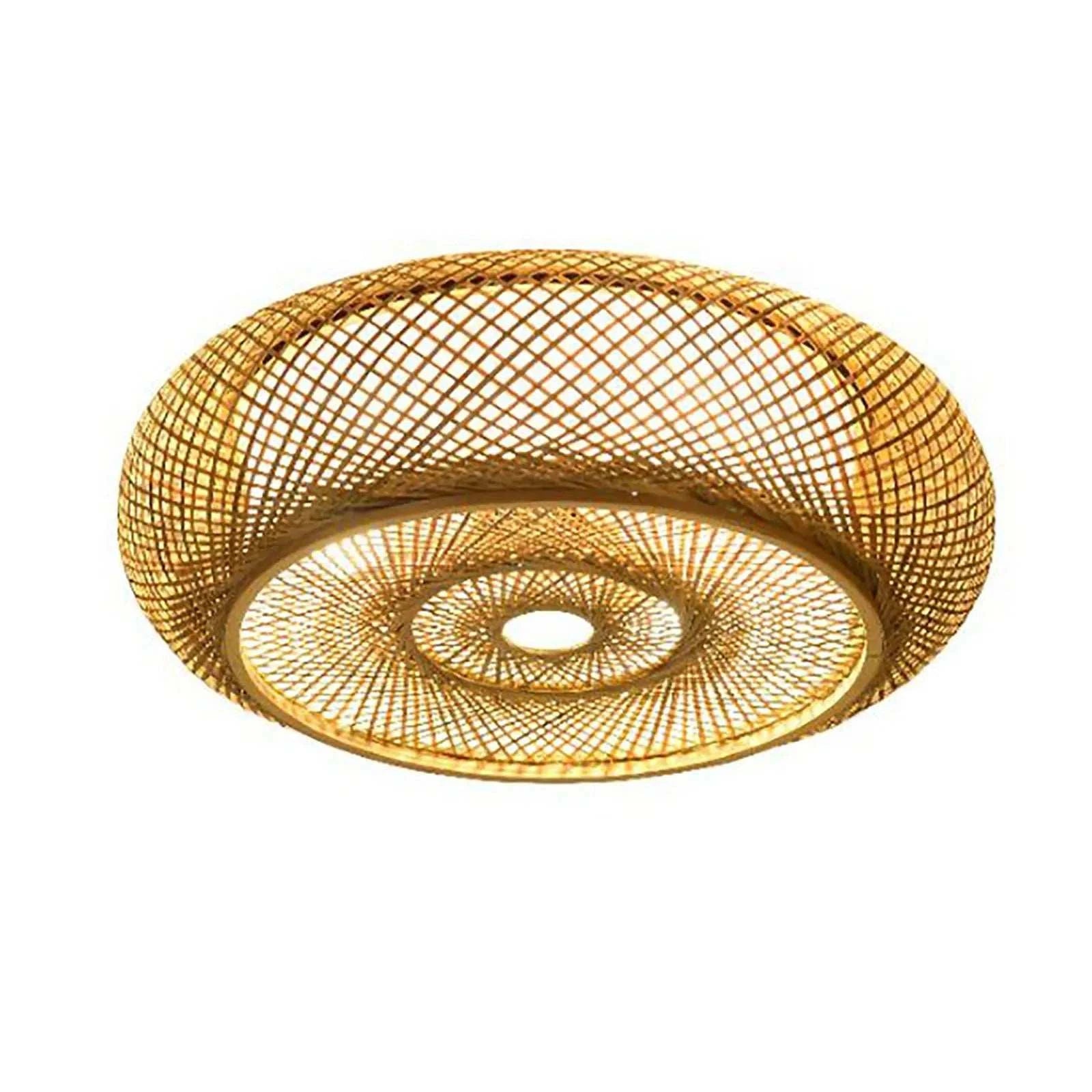 Handwoven Bamboo Ceiling Light by DropShop