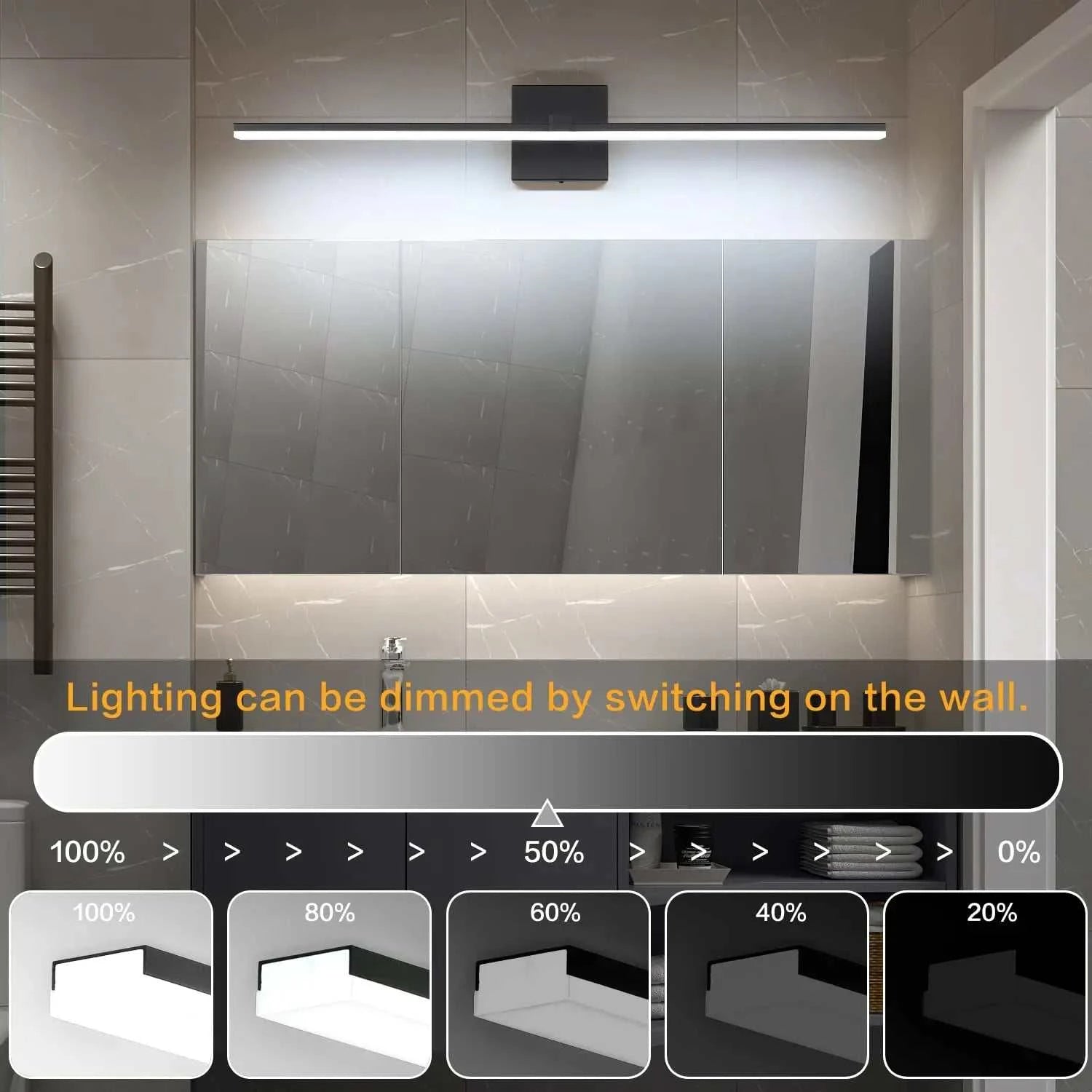 LED Wall Lamp With Remote by DropShop