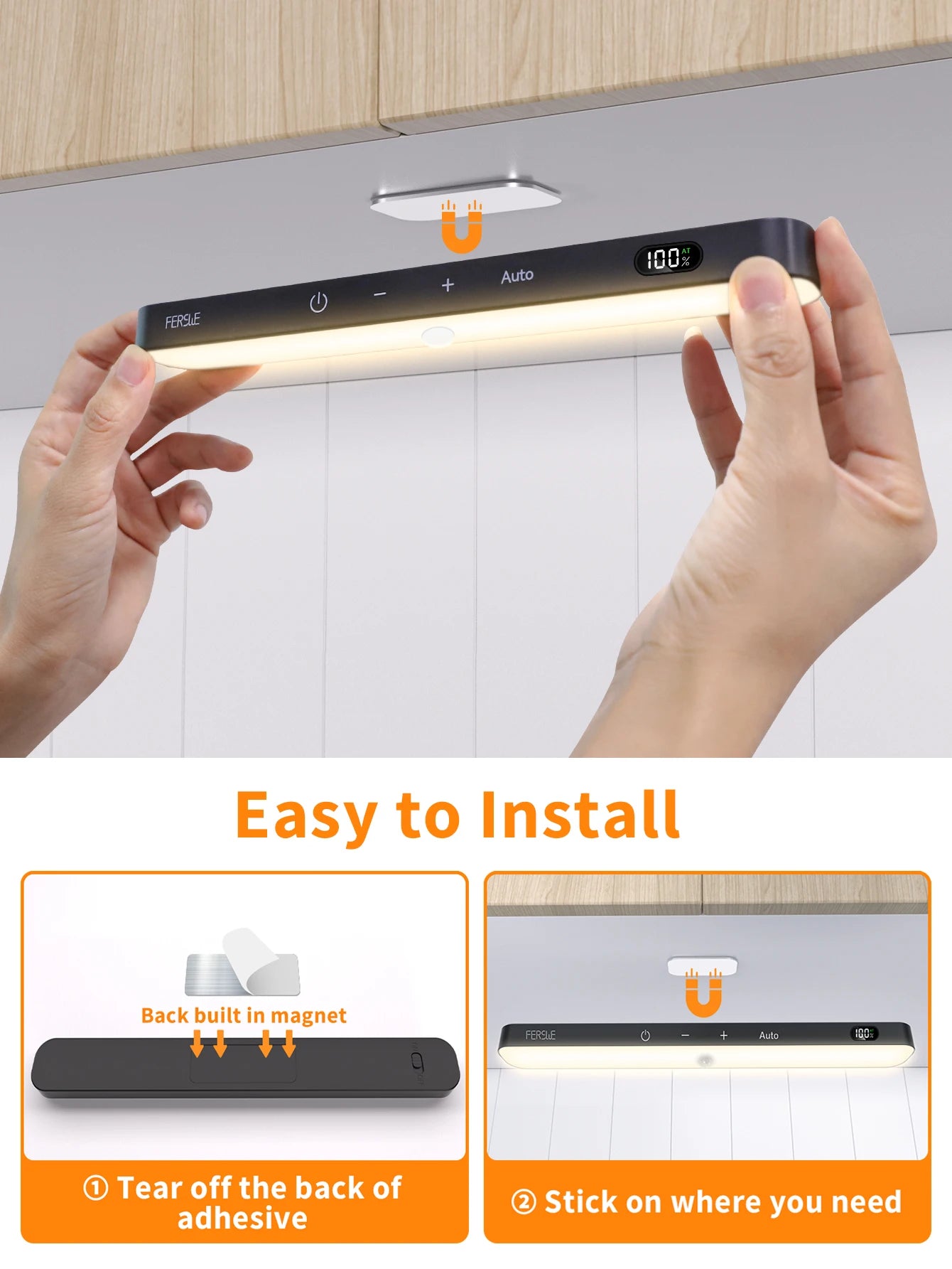 60 LED Motion Sensor Light Bar by DropShop