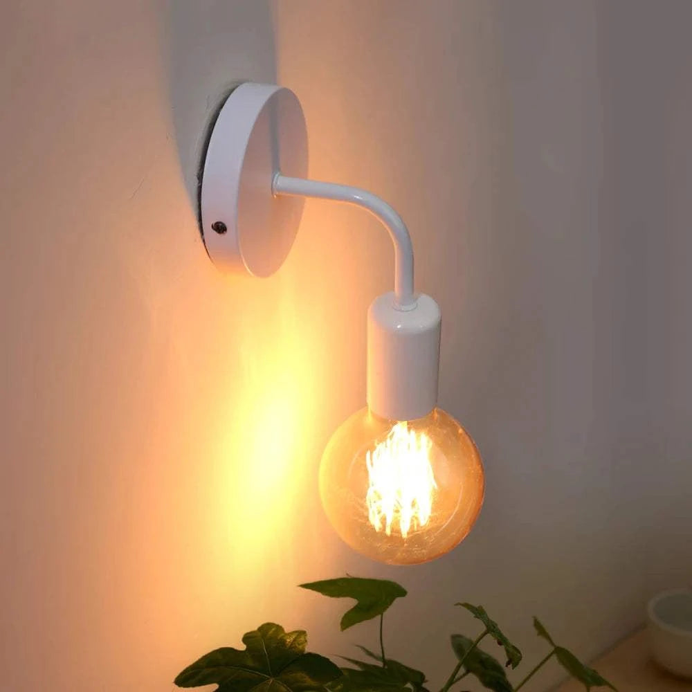 Black Iron E27 Wall Sconce by DropShop