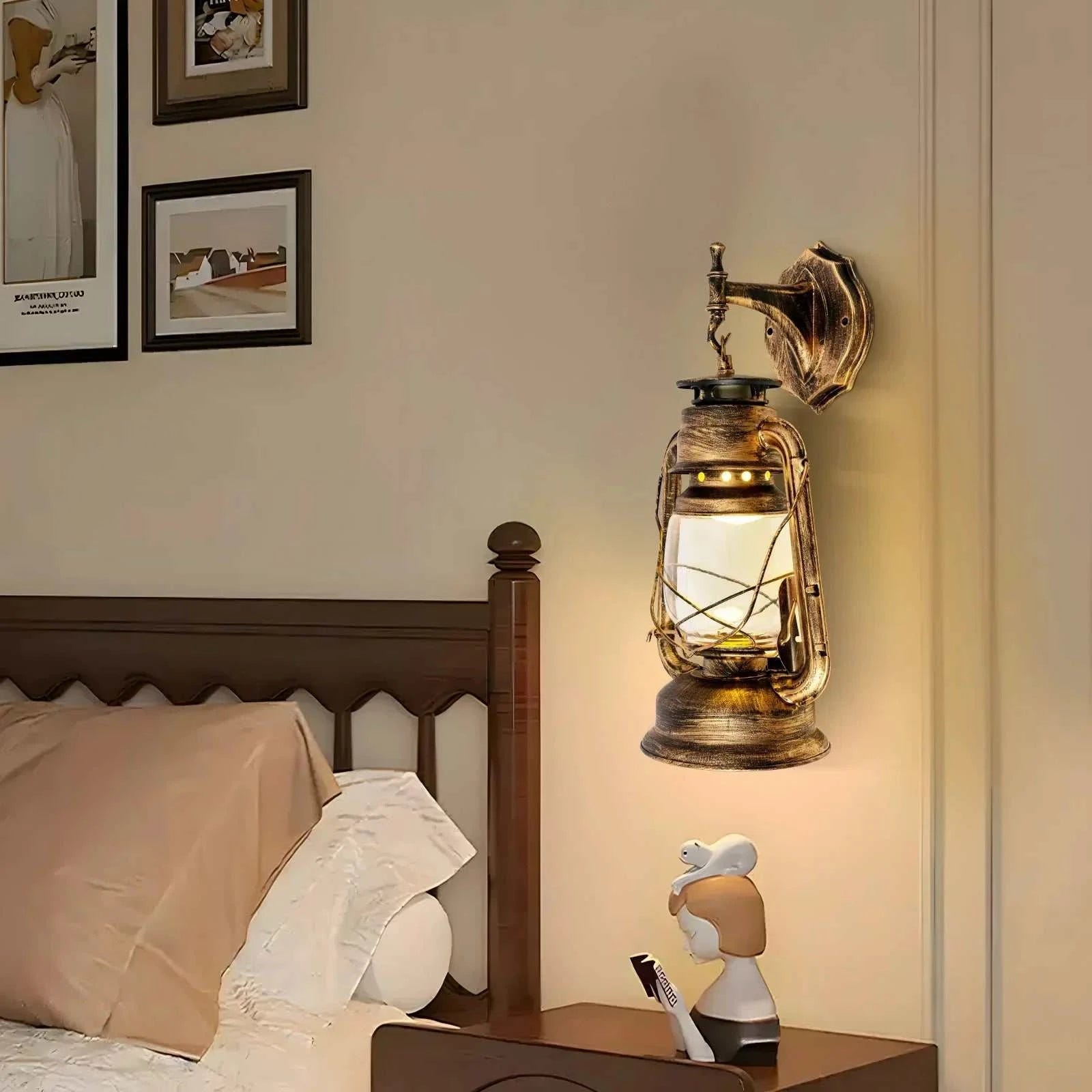 Retro Brass Wall Sconce by DropShop