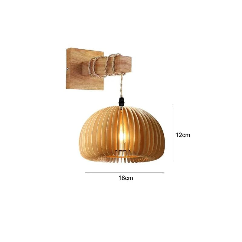 Bamboo Hanging Lamp Rattan Wicker Ceiling Pendant Light by DropShop