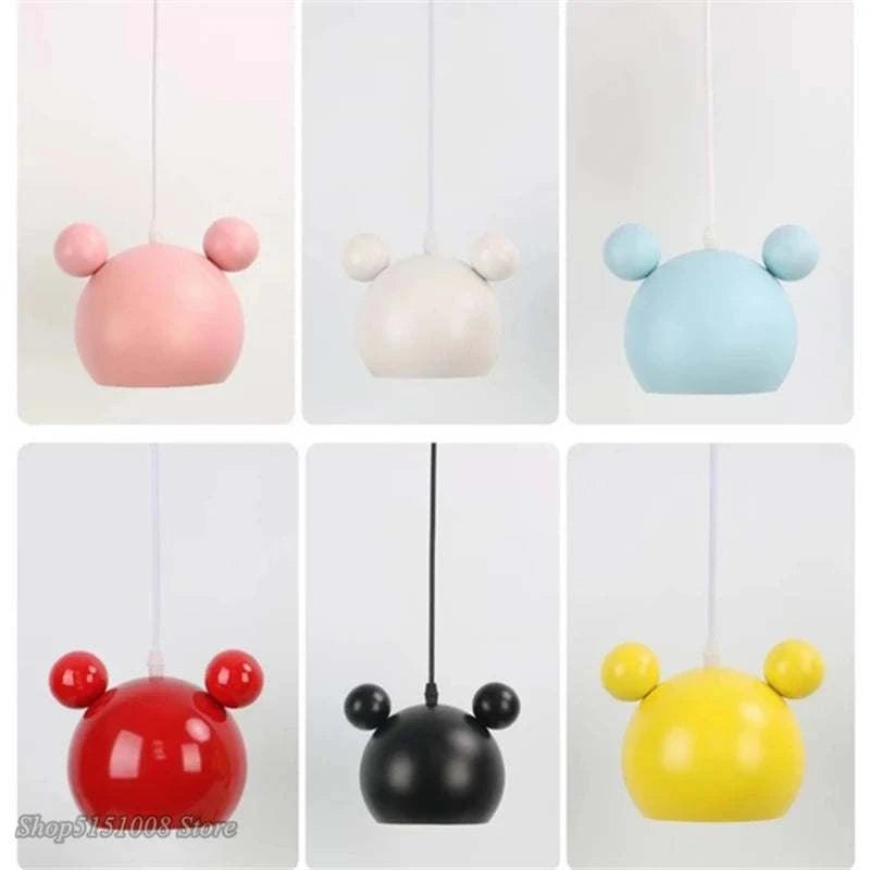 Mickey LED Kids Pendant Light Ceiling Bedroom Lamp