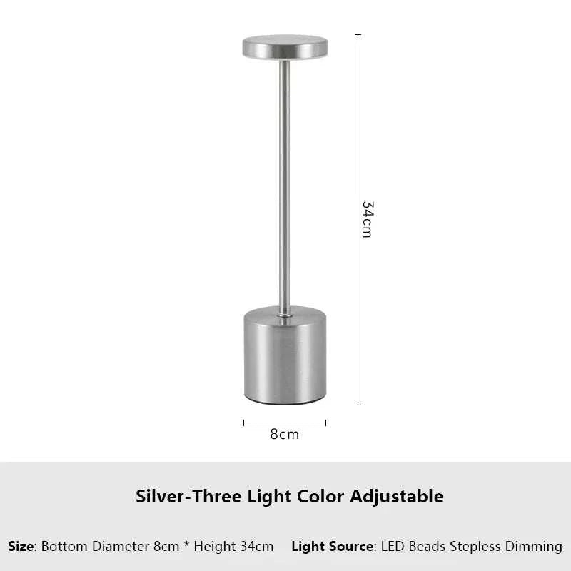 Rechargeable Touch Table Lamp Portable LED Light