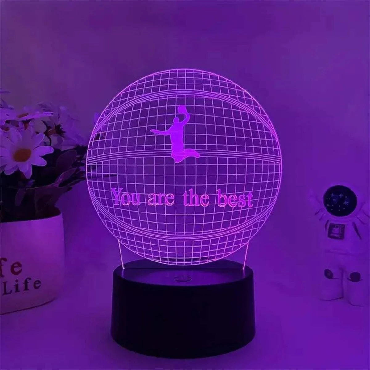 Basketball 3D Touch Night Light by DropShop