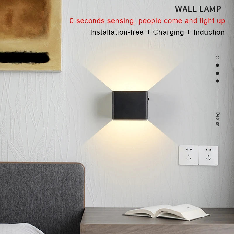Magnetic Motion Sensor Wall Lamp by DropShop