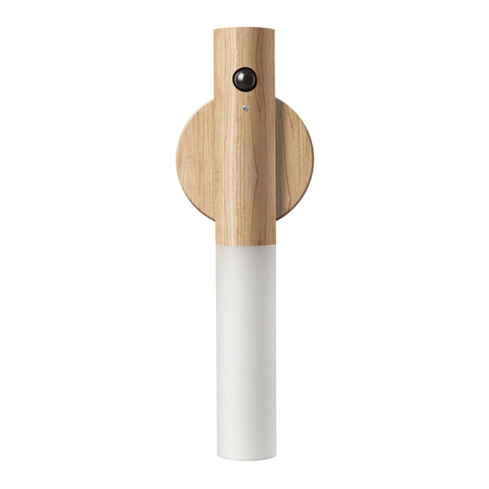 Magnetic PIR LED Wood Light by DropShop
