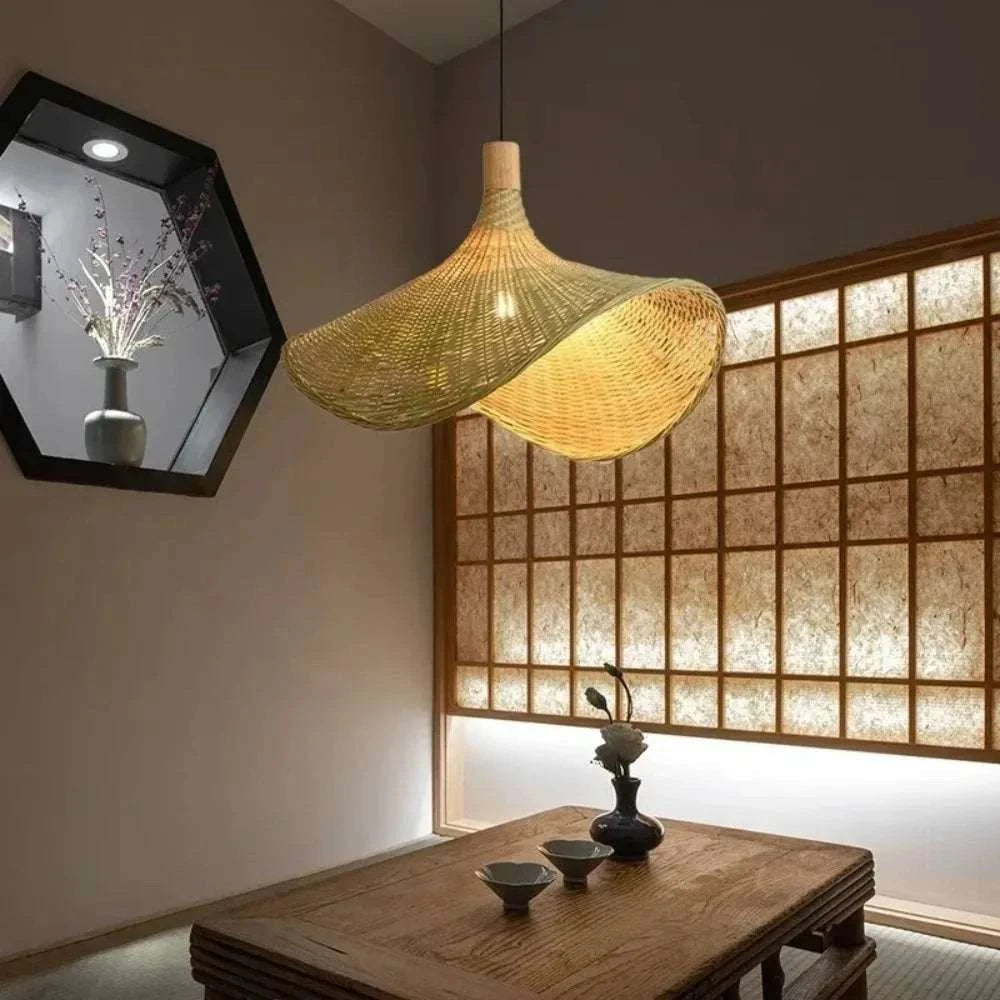 Rattan Bamboo Pendant Light
