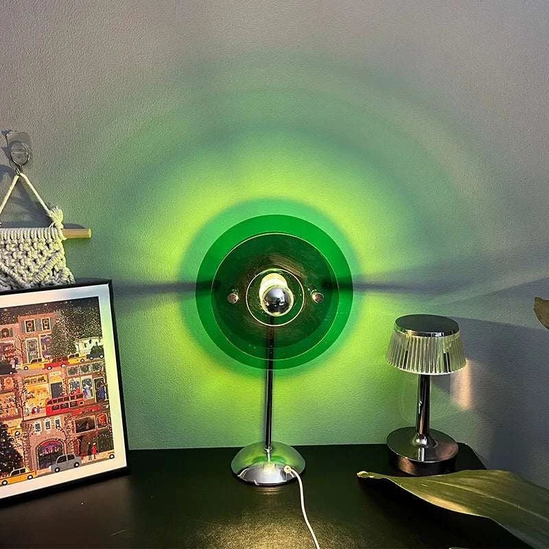 USB Sunset Rainbow Table Lamp by DropShop