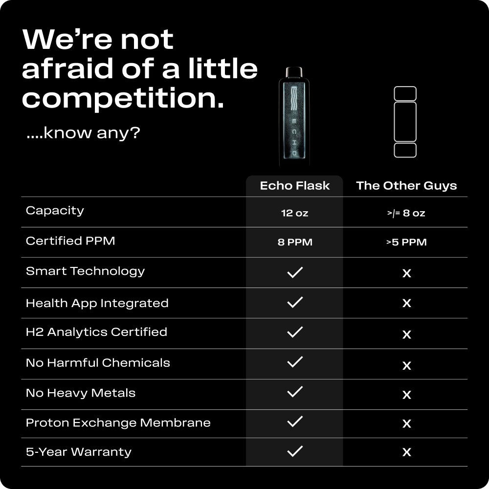 8 PPM Hydrogen Water Flask by Echo Water