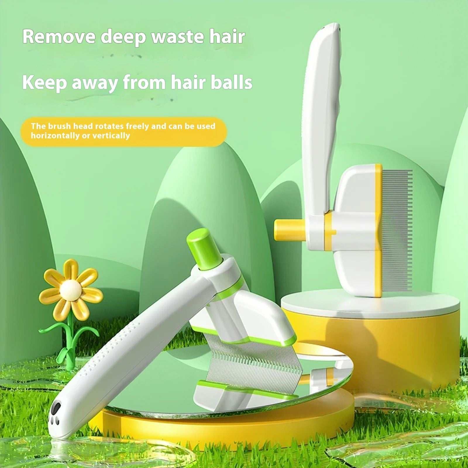 Self-Cleaning Pet Flea Comb by Sochenda