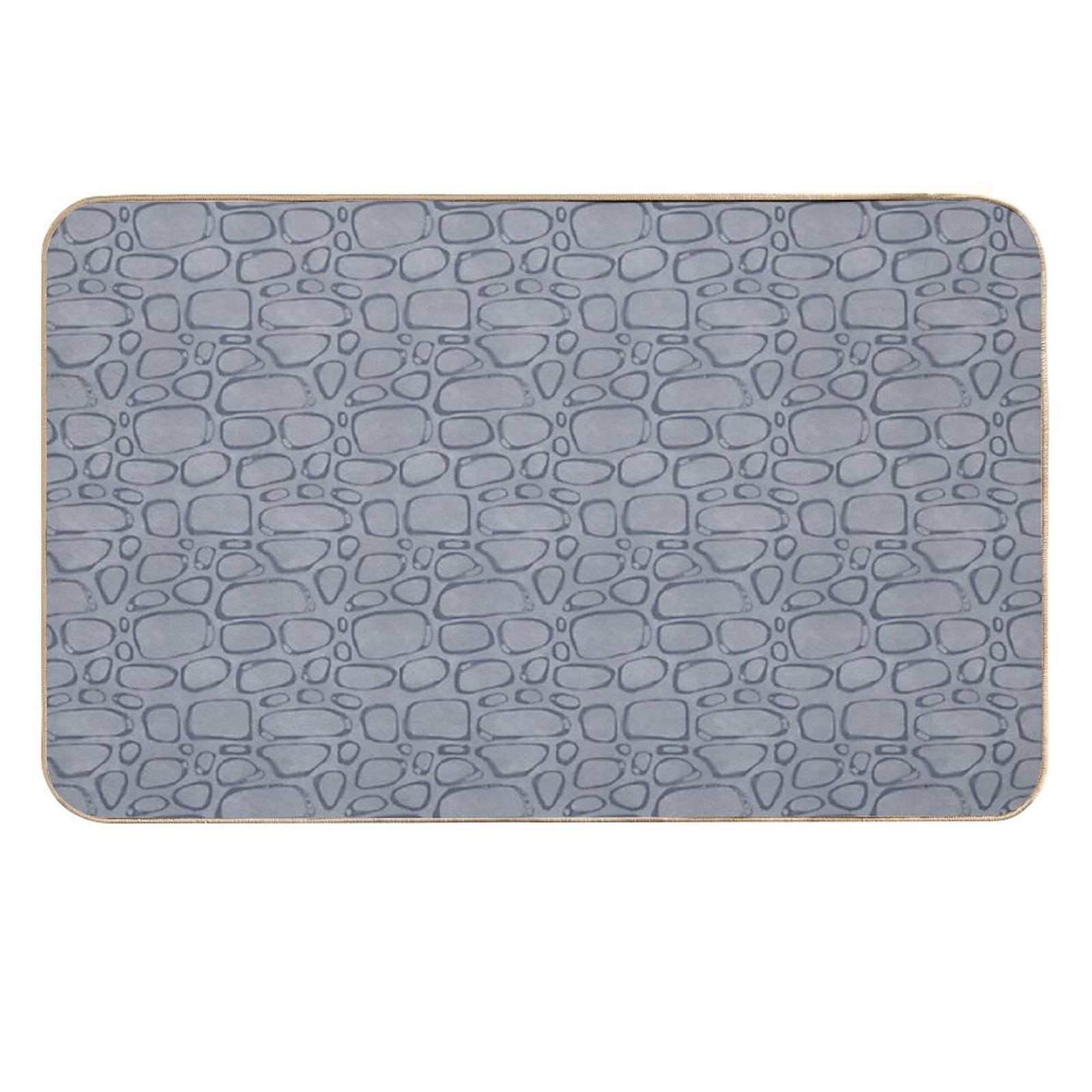 Stone Pattern Quick-Dry Mat by Agozxy