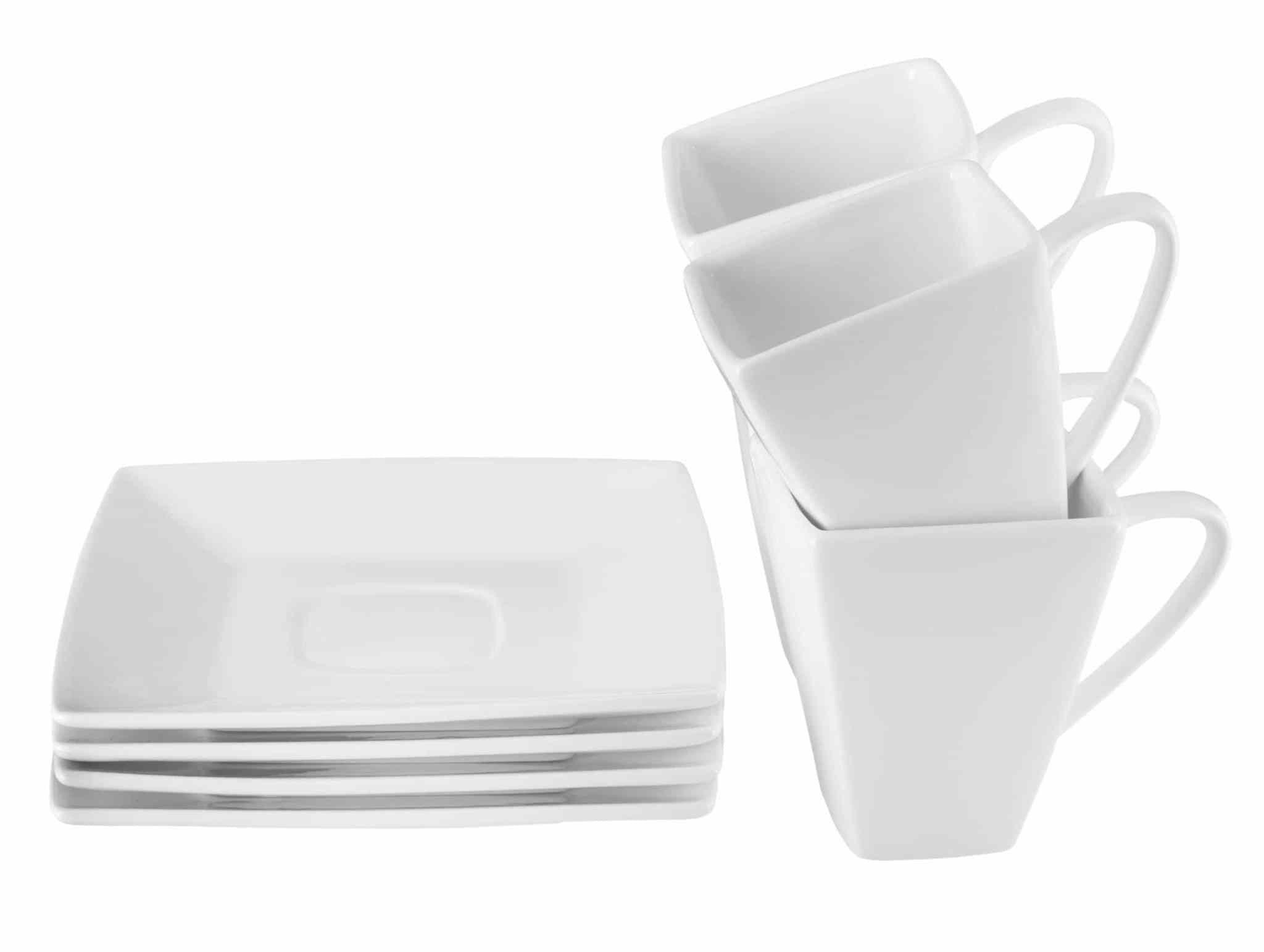 Square Porcelain Dish Set by little white dish