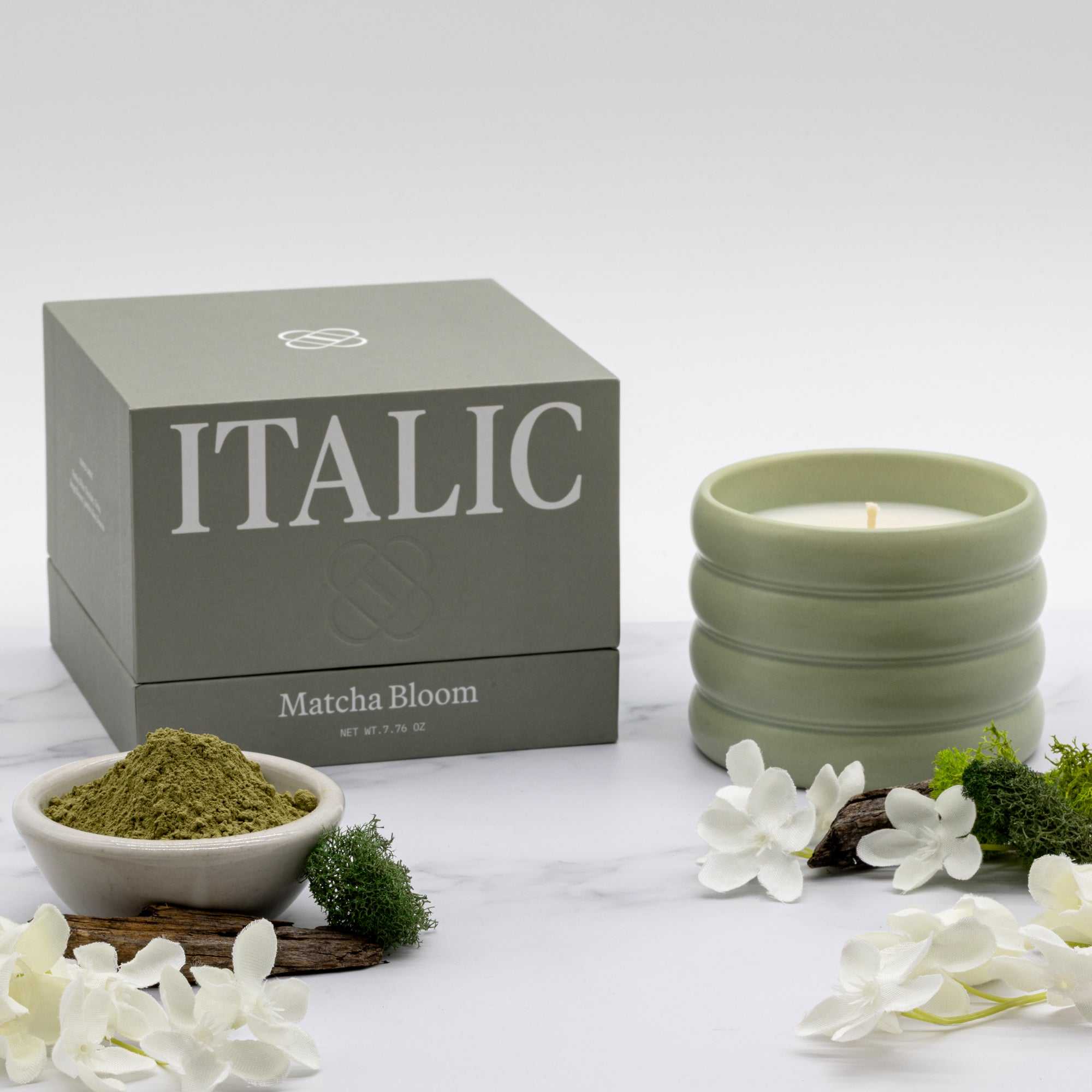 Ceramic Soy Scent Candle by Italic