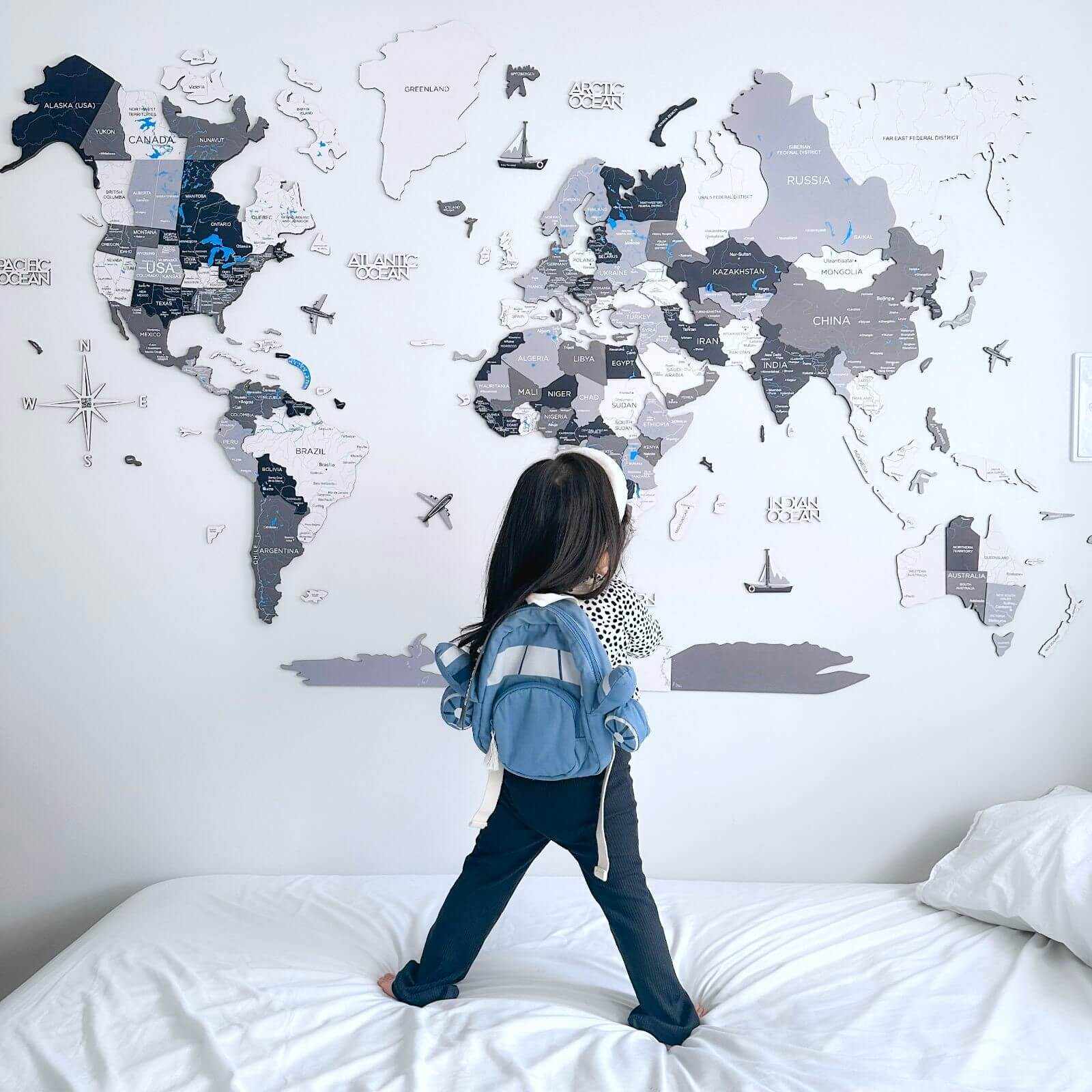 Nordik Wooden World Map by Enjoy The Wood