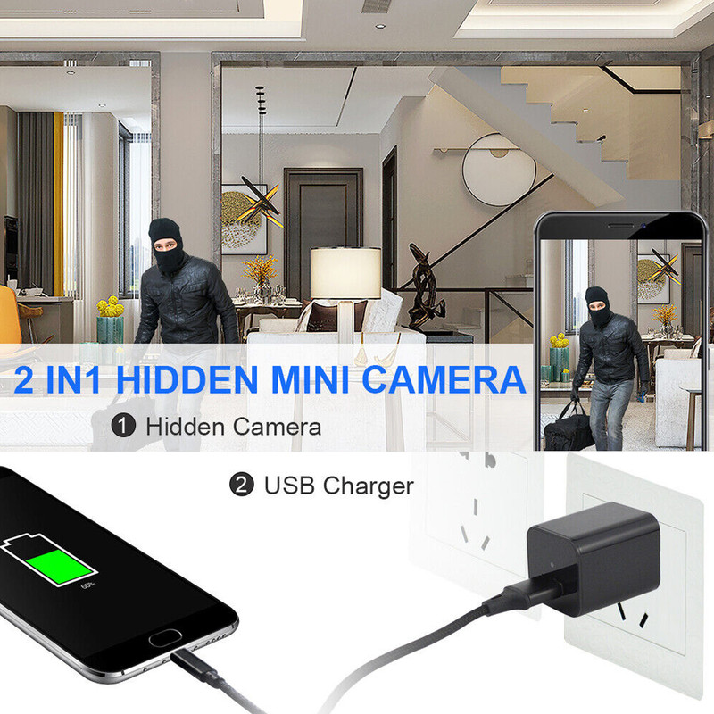Mini Hidden Camera Home Security Nanny Cam Full HD 1080P DVR Night Vision Audio by DropShop