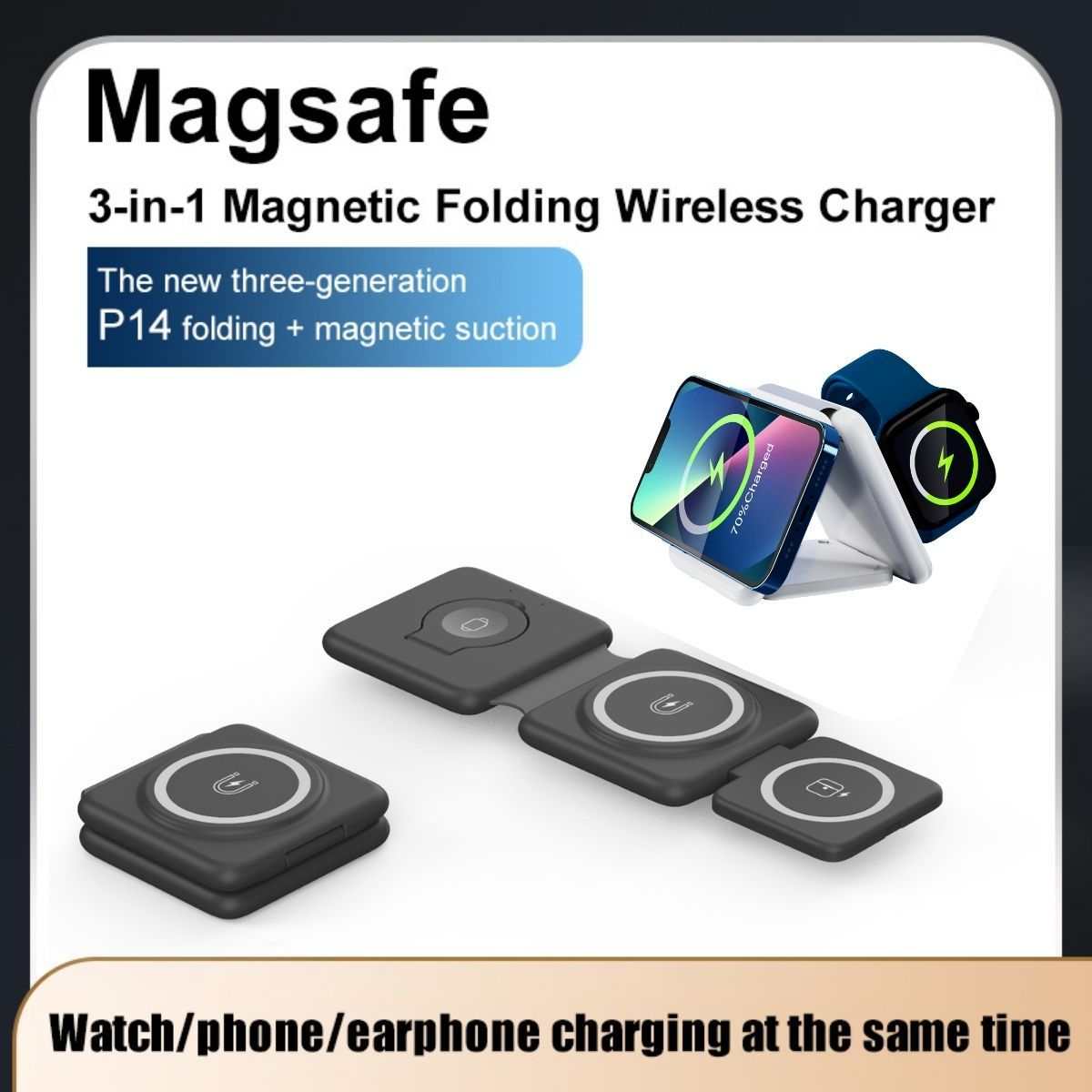 Foldable 3-in-1 Mag Charger by FLIPSTYLEZLLC