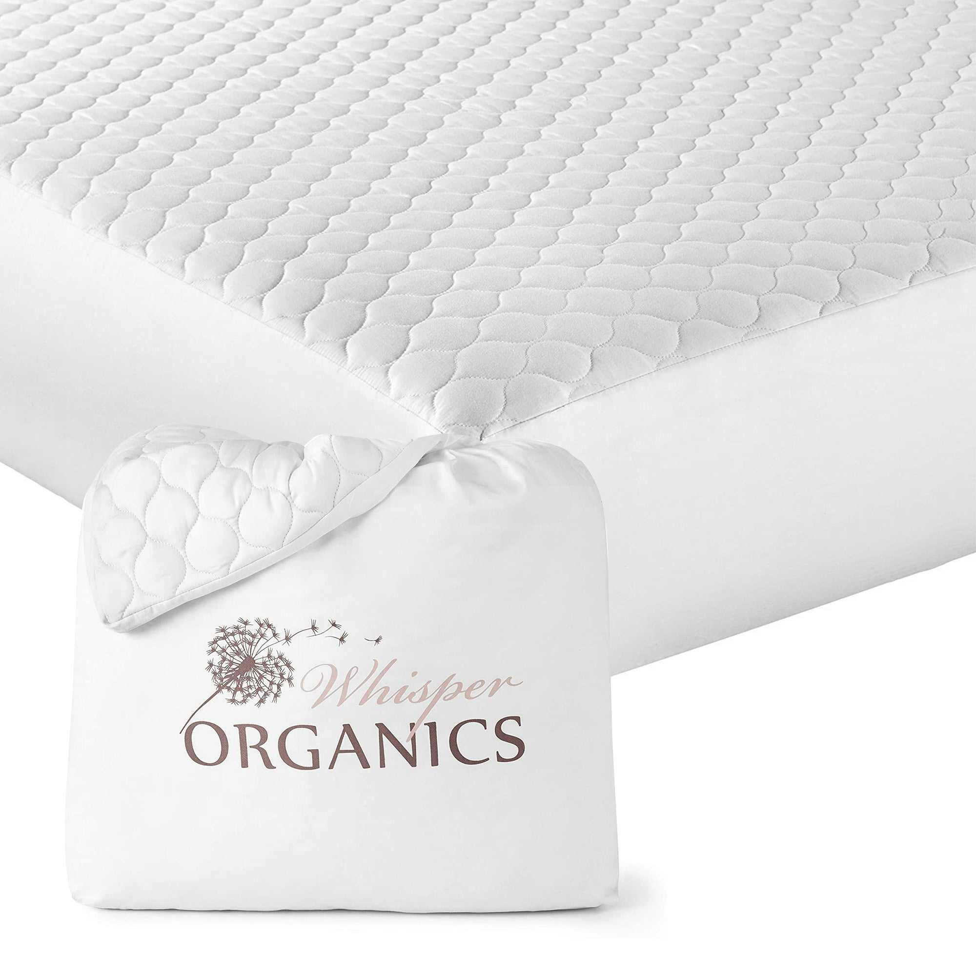 Organic Cotton Mattress Pad by Whisper Organics