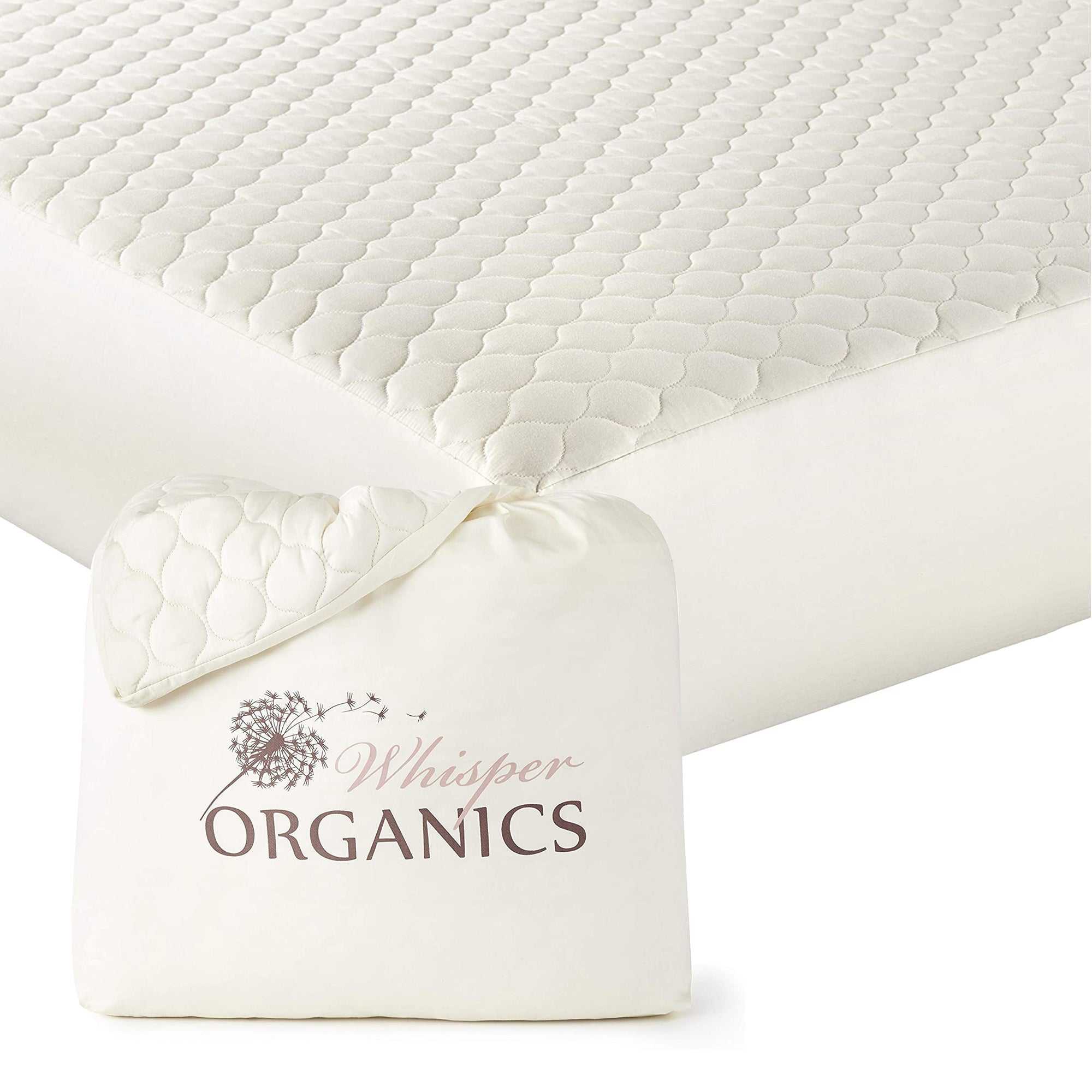 Organic Cotton Mattress Pad by Whisper Organics