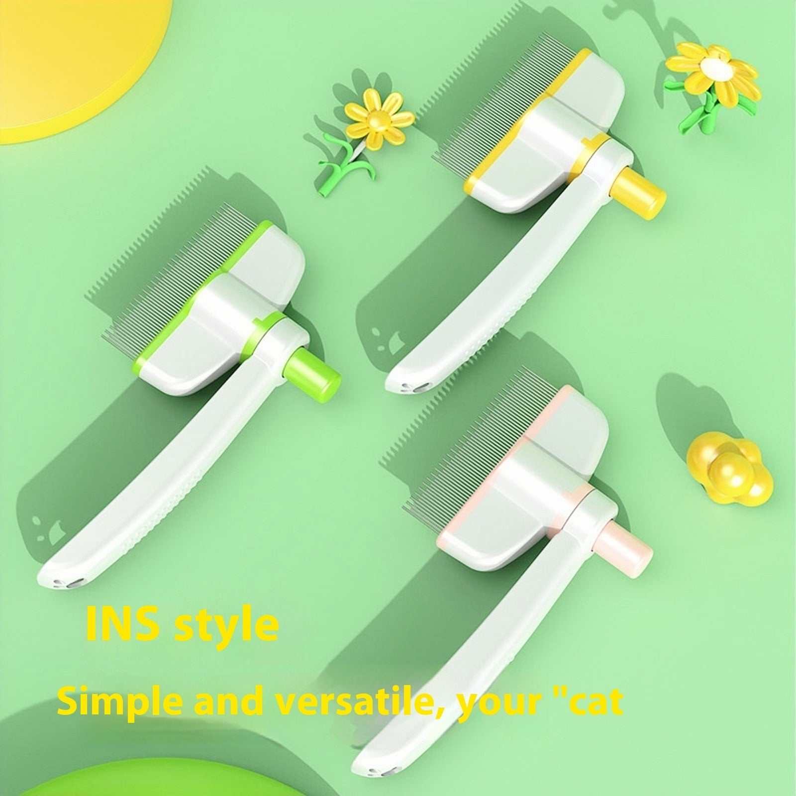 Self-Cleaning Pet Flea Comb by Sochenda
