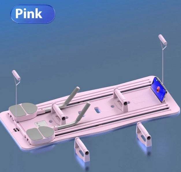 Multifunctional Fitness Tablet home workout bench with foam padding, ABS frame, compact 60 x 25 x 20 cm design