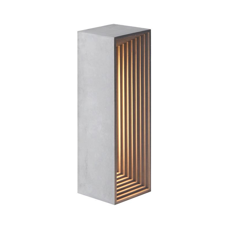 Concrete LED Table Lamp by FLIPSTYLEZLLC